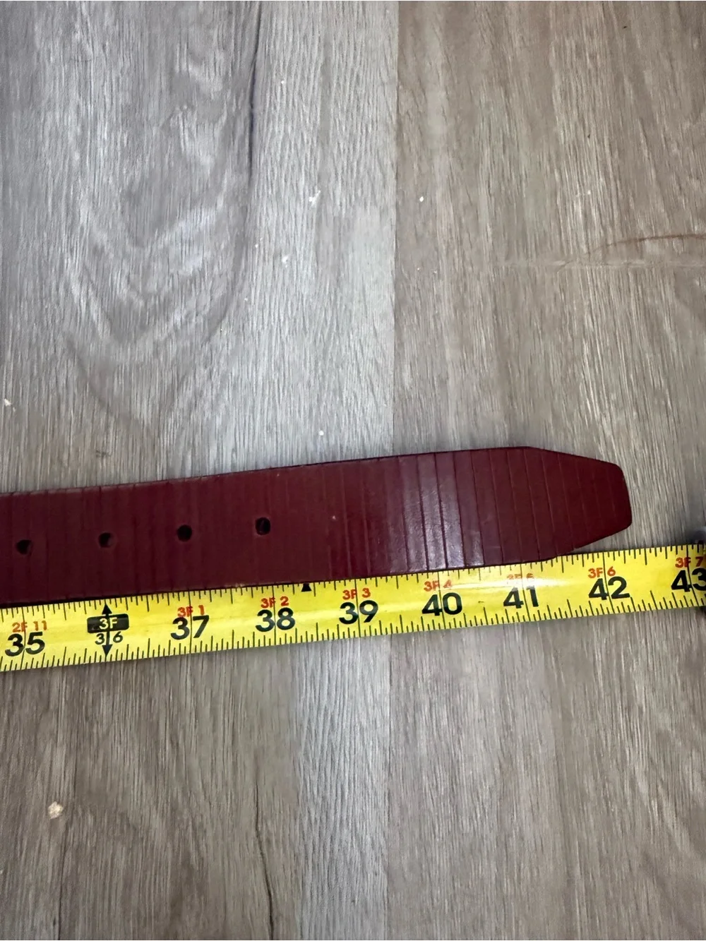 Allen Edmonds Belt Mens 36 Brown Leather Made in USA Dress Casual